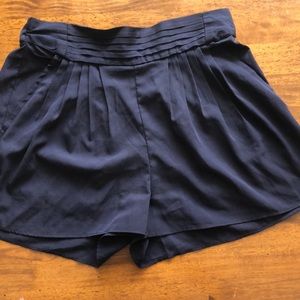 High-waisted shorts